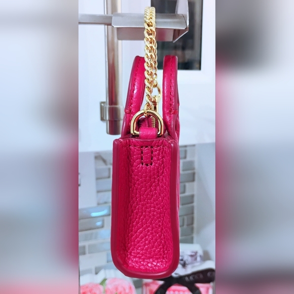 NWOT Marc Jacobs Nano Tote Bag Charm - Hot Pink - Picture 5 of 16